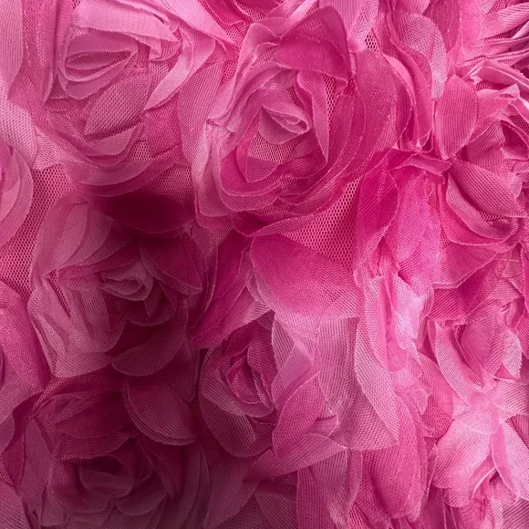 NWT Dress The Population Melanie Floral Applique Mixed Media Mini Dress L - Picture 10 of 10